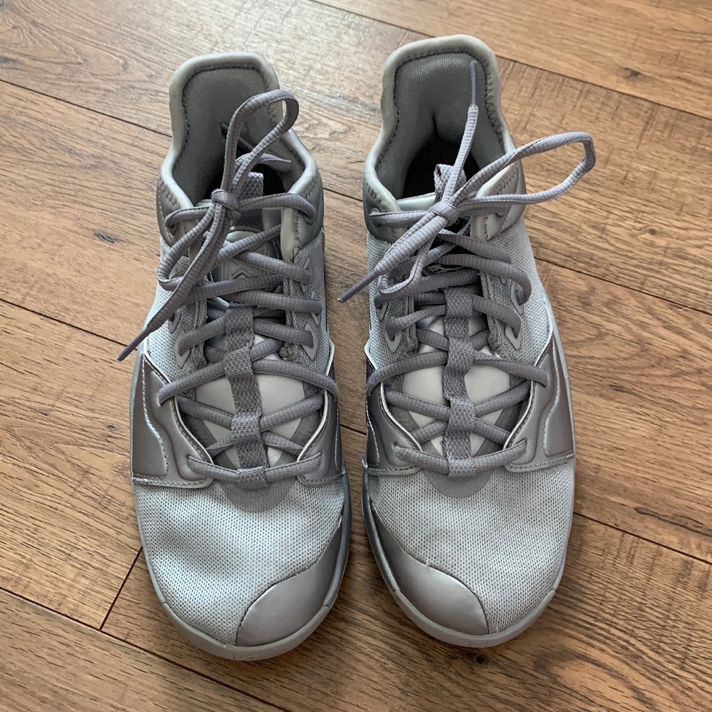 Nike PG 3 "NASA 50th" Basketball Shoes Sneakers Reflective Silver Hues Youth 5.5